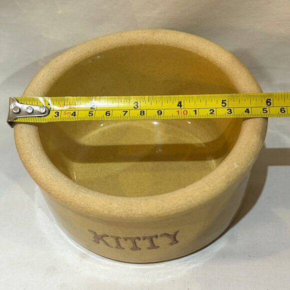 Vintage Robinson Ransbottom RRP Pottery Stoneware KITTY Bowl 6” D x 2.75" H - Picture 2 of 7